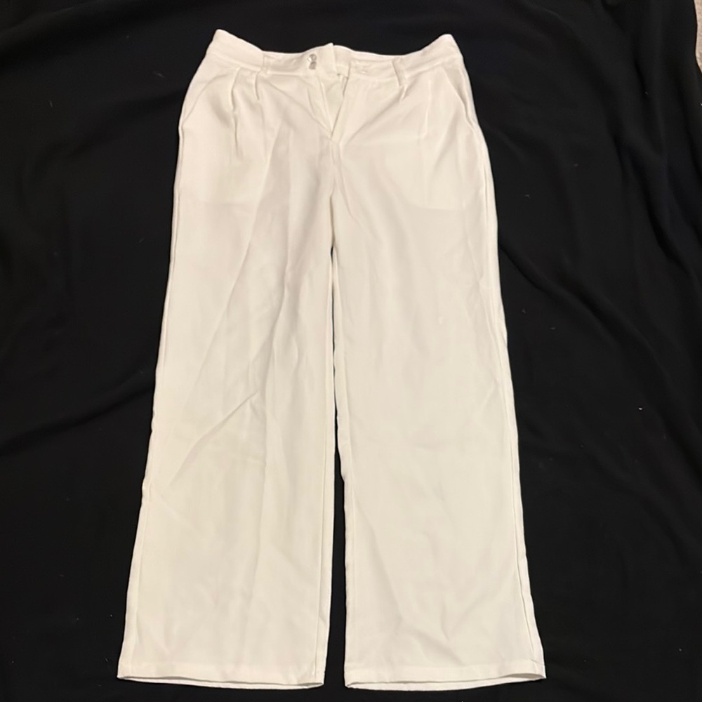SHEIN Wide Leg Pants - Cream